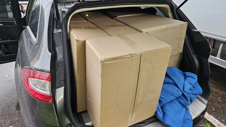 Foto: Douane treedt harder op tegen professionele sigarettensmokkelaars