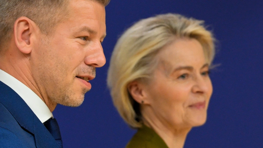 Foto: 'Constructief gesprek' Magyar en Von der Leyen in Brussel over EU-subsidies