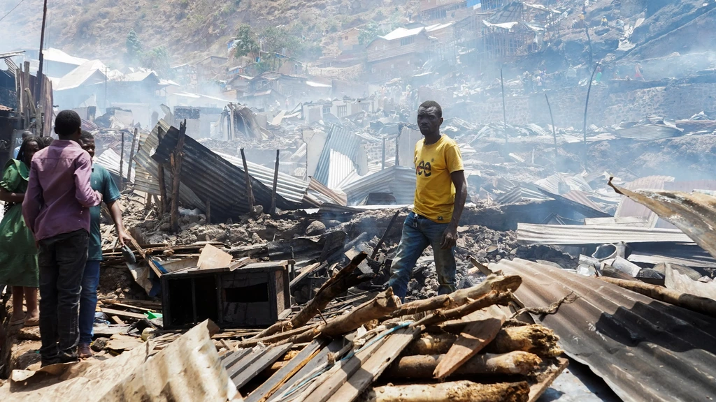Foto: Brand in Congo verwoest twee scholen, zeker 24 kinderen omgekomen
