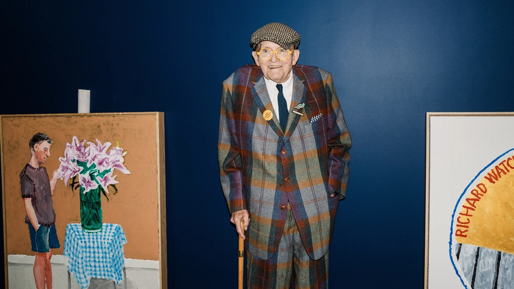 Foto: Britse kunstenaar David Hockney op 88-jarige leeftijd overleden