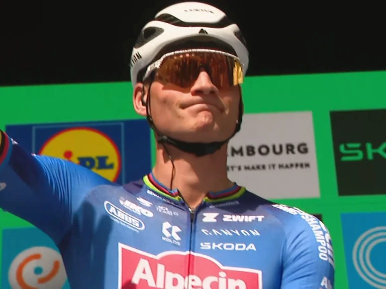 Mathieu van der Poel op de fiets