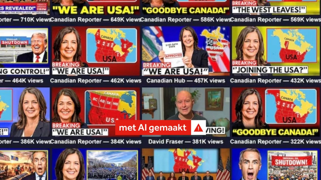 Foto: Nederlanders achter Canadese nepvideo's over afscheiding provincie
