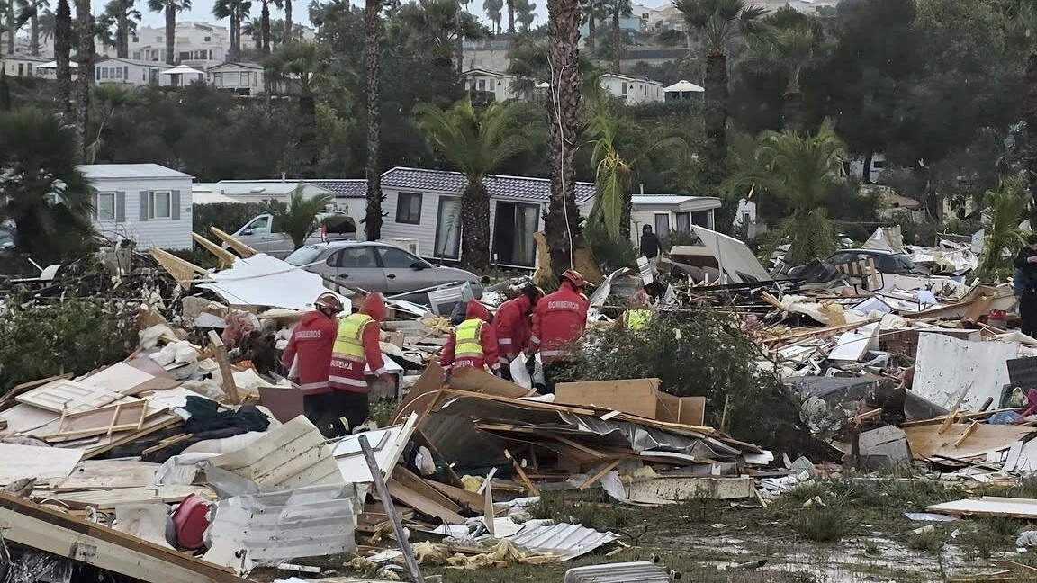 Reinald Rudnik Bij Meindert en Reinald in Portugal was een tornado