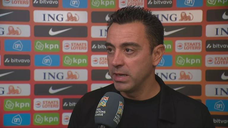Xavi 'Eerste helft heel slecht, mijn fout als coach'