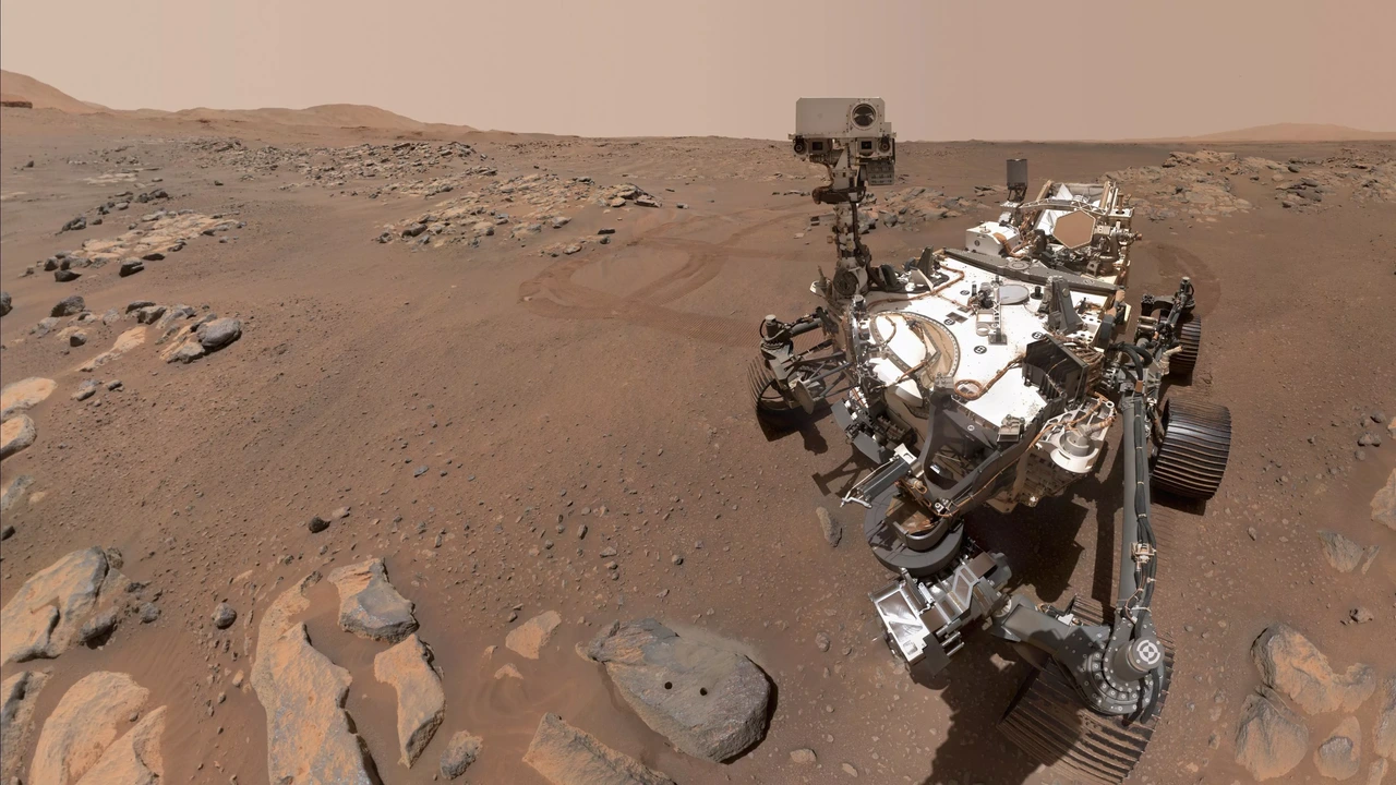 Marsrover Perseverance vestigt afstandsrecord (maar snel gaat het niet) Marsrover Perseverance vestigt afstandsrecord (maar snel gaat het niet)