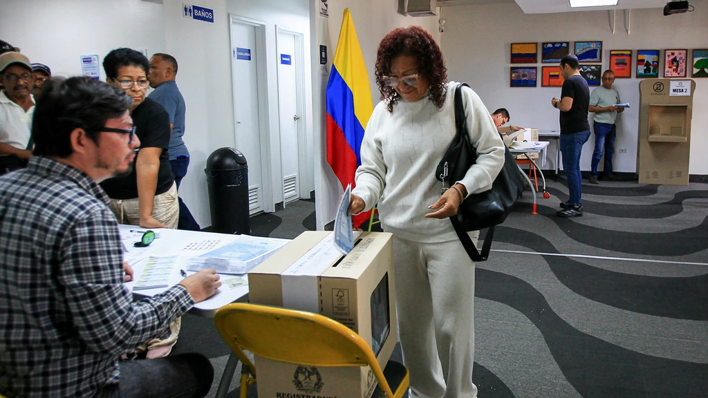 Foto: Colombia naar stembus na golf van geweld