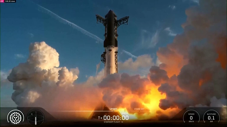 Raket SpaceX voor het eerst baan om de aarde