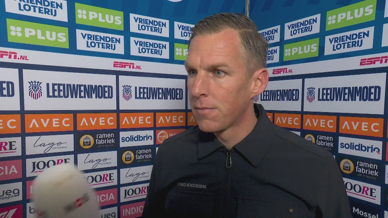 Cambuur-coach Plat over spits Binder: 'Een monster en geweldenaar'