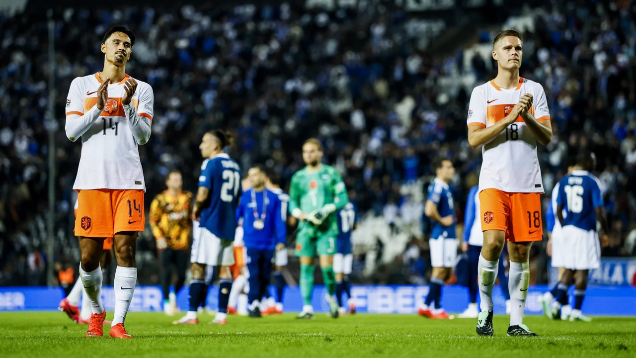 Oranje herstelt zich na rampzalige eerste helft — photo: nos.nl