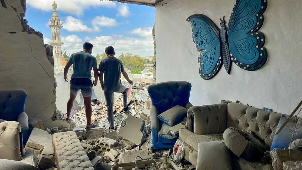 Foto: Israëlische troepen rukken verder op in Libanon, voorbij de 'gele lijn'
