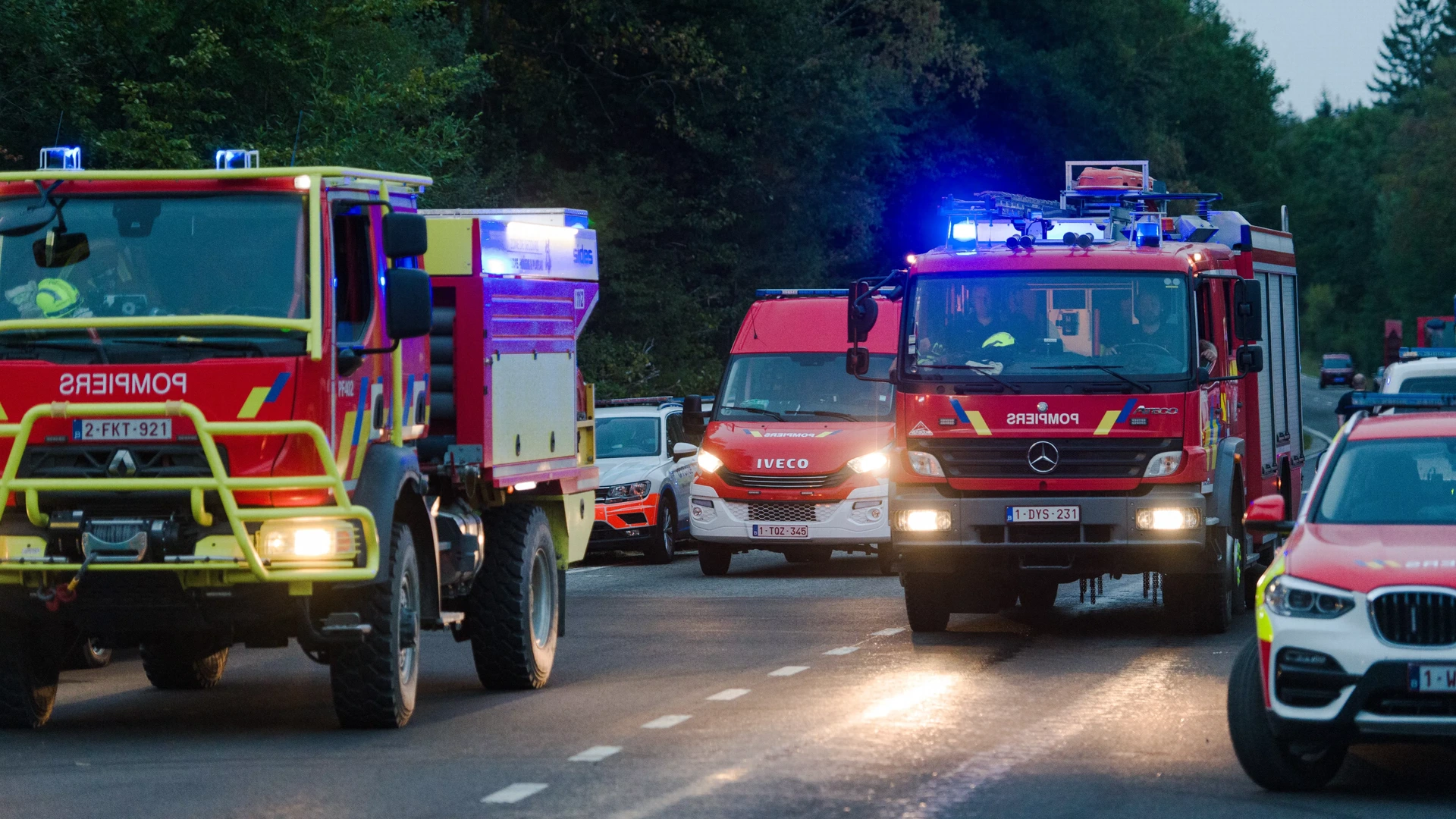 Natuurbrand België wordt groter, in paar uur duizend hectare extra afgebrand