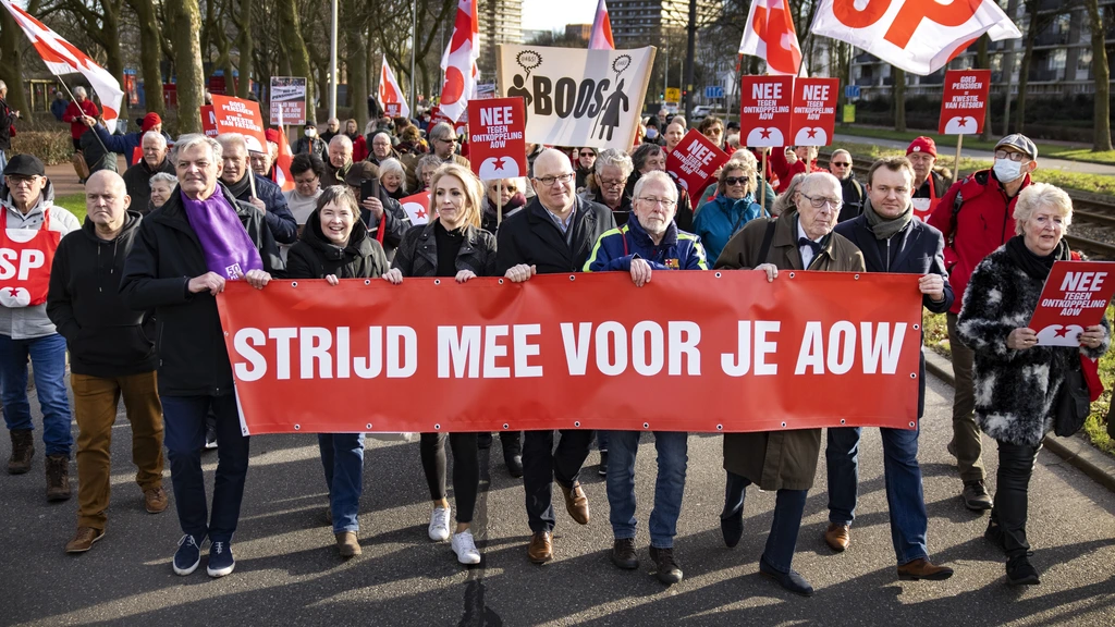 Snellere verhoging AOW-leeftijd van tafel, maar acties bonden gaan door Snellere verhoging AOW-leeftijd van tafel, maar acties bonden gaan door