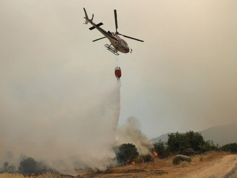 Bosbrand bij El Tiemblo