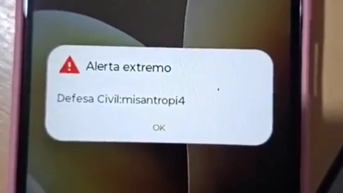 Foto: Buitenaardse wezens of noodsituatie? Brazilianen opgeschrikt door vreemd bericht