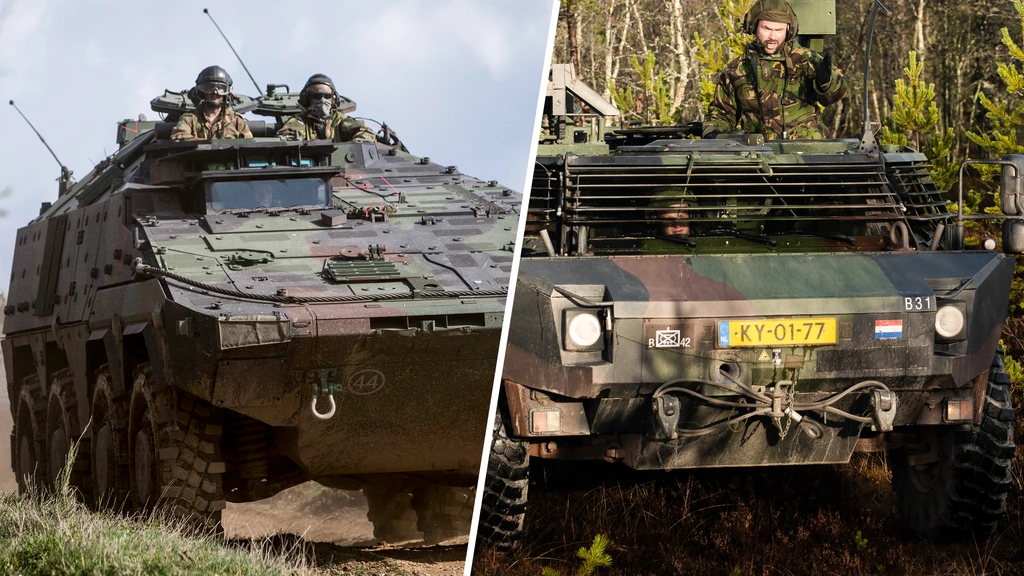 Foto: Vier Nederlandse militairen gewond door botsing in Duitsland