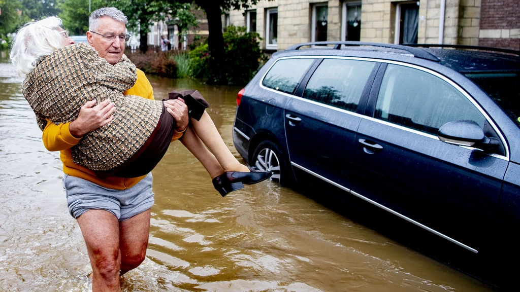 Foto: Vijf jaar na wateroverlast in Limburg is lang niet alle schade hersteld: 'Ramp na ramp'