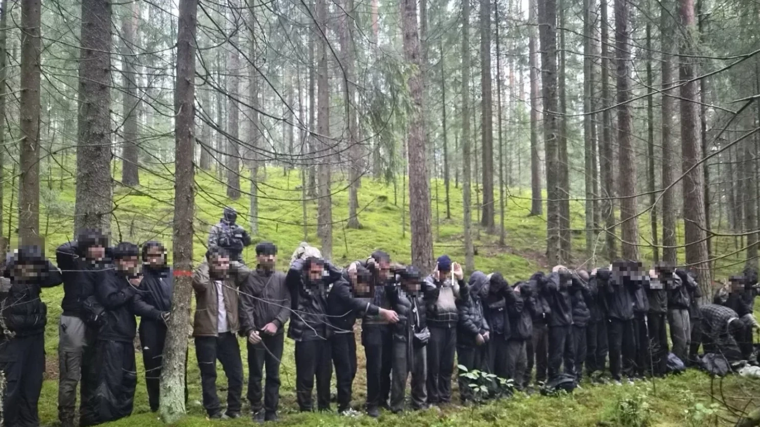 Opnieuw tunnel ontdekt bij Letse grens met Belarus, 28 migranten tegengehouden