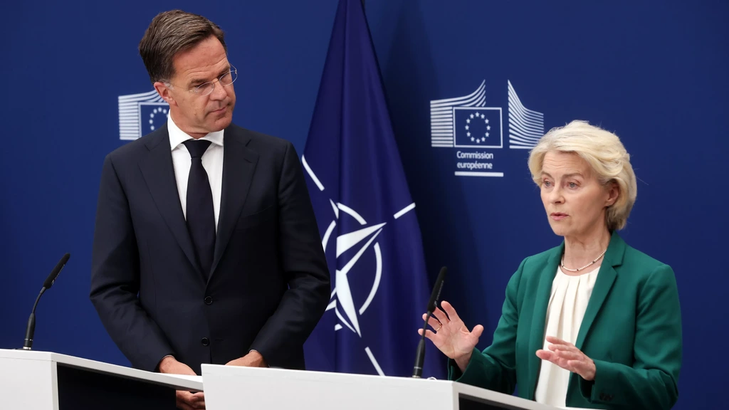 Foto: Von der Leyen: drone-incident Leipzig toont 'nieuwe realiteit' in Europa