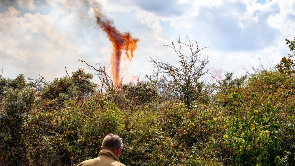 Grote duinbrand bij Ouddorp, gewonde bij bluswerkzaamheden