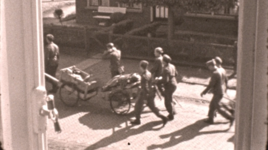 Foto: Bijzondere WO II-beelden ontdekt van Duitse aftocht in Drachten