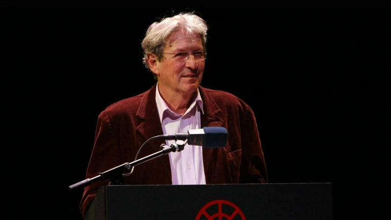 Joost Nuissl tijdens de uitreiking van de VSCD Cabaretprijzen in 2007
