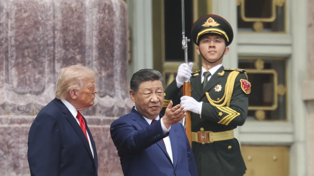 Foto: Xi ontvangt Trump hartelijk in Peking, maar waarschuwt ook over Taiwan