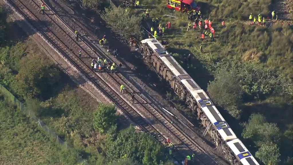 Trein ontspoord in Zuidoost-Engeland, elf gewonden