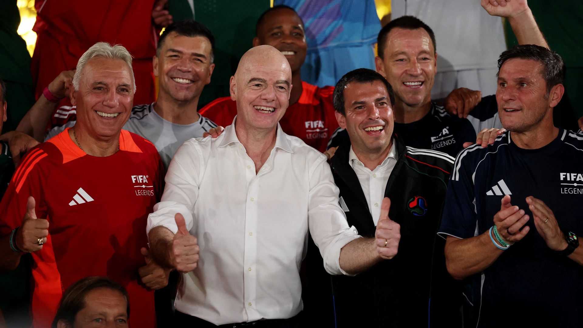 Infantino’s marketingmachine draaide op volle toeren, ‘maar belletje Trump blijft kleven'