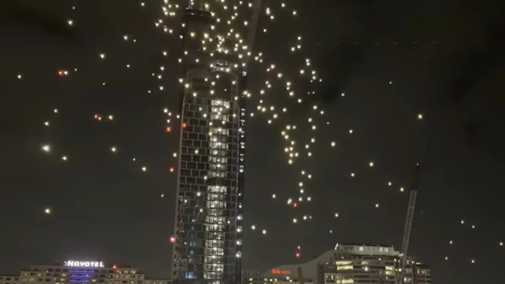 Lichtshow festival Sydney opgeschort na neerstorten drones
