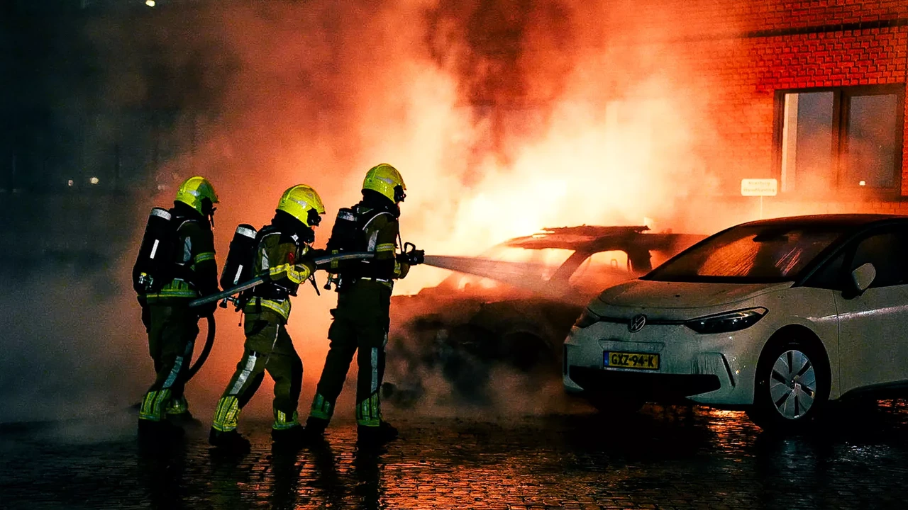 Auto’s van handhavers Waalwijk uitgebrand, politie onderzoekt brandstichting