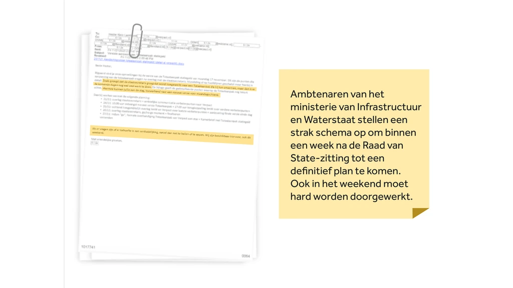 Het ministerie stuurt een strakke planning naar Verpact om de 'totaalaanpak statiegeld' binnen een week af te hebben