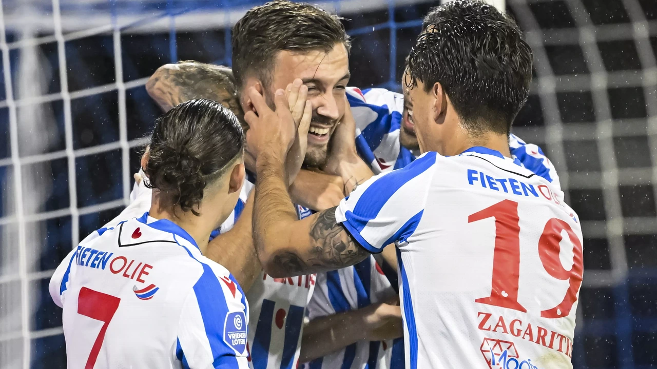 SC Heerenveen beats Excelsior 4-0 as Vente scores goal