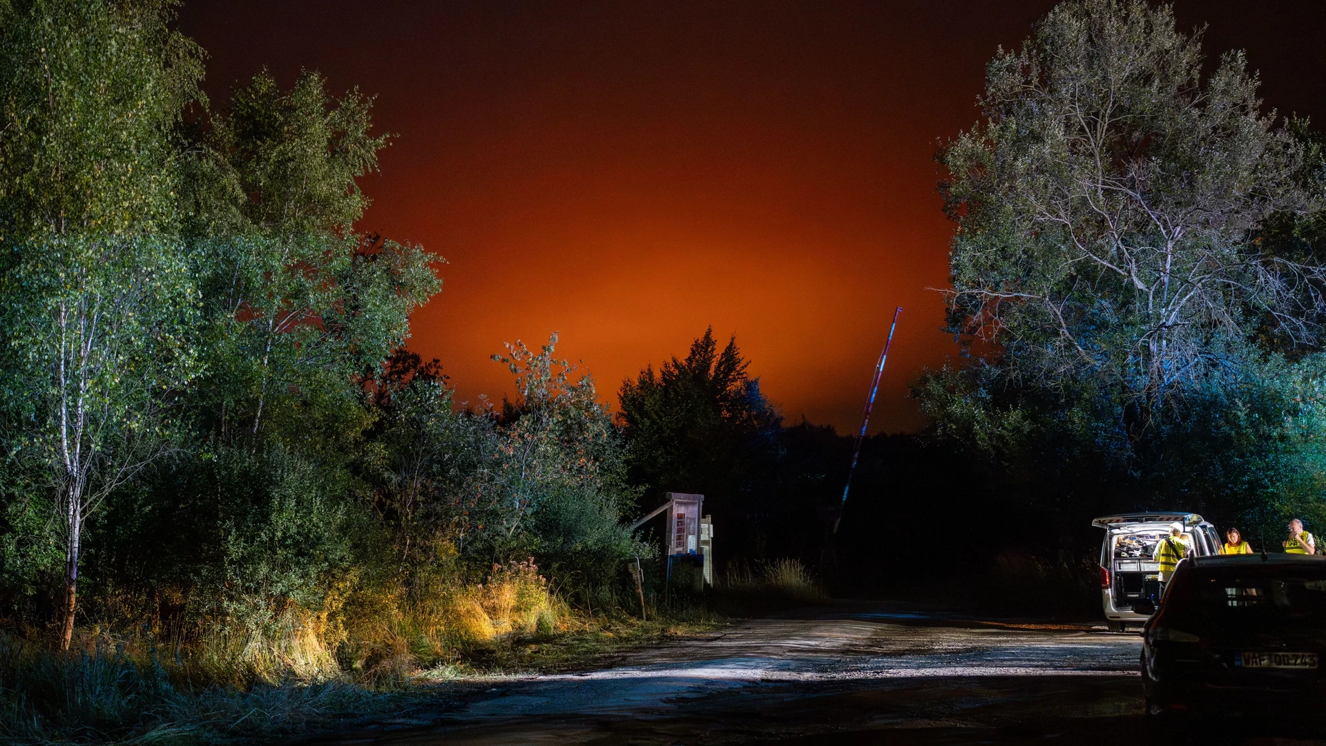 Duitse grensplaatsjes geëvacueerd vanwege brand in natuurgebied Hoge Venen