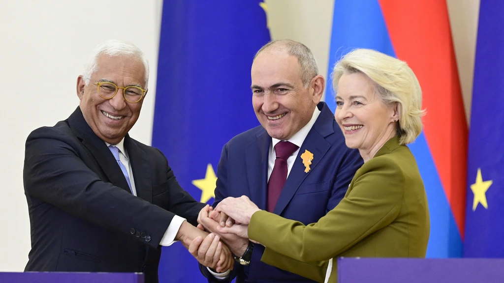 Foto: Armenië richt blik op Europese Unie door bekoelde band met Rusland