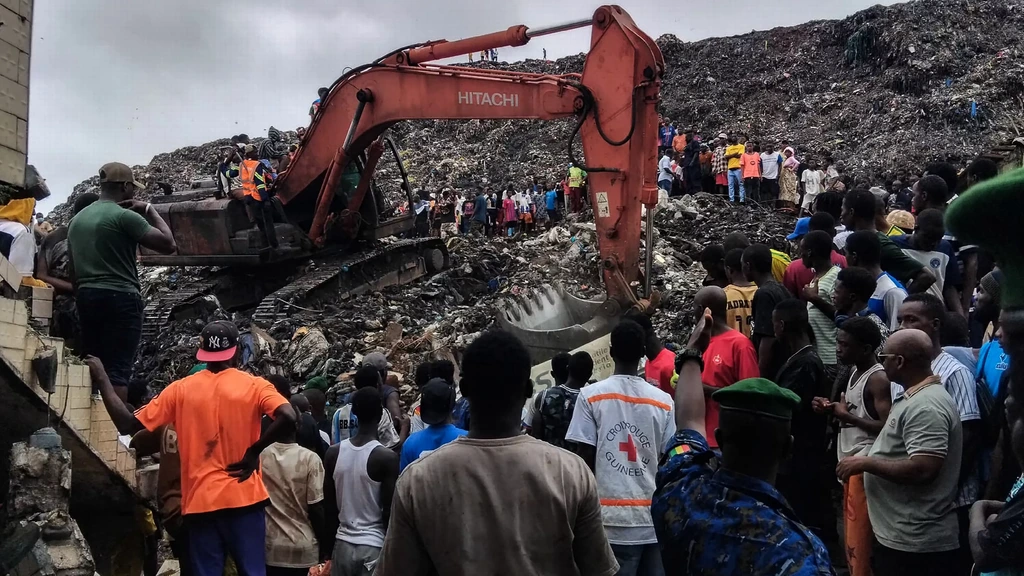 Tientallen doden in Guinee door instorten vuilnisbelt