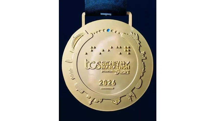 'Ongelukkig foutje': medaille marathon Sydney toont stadion in München