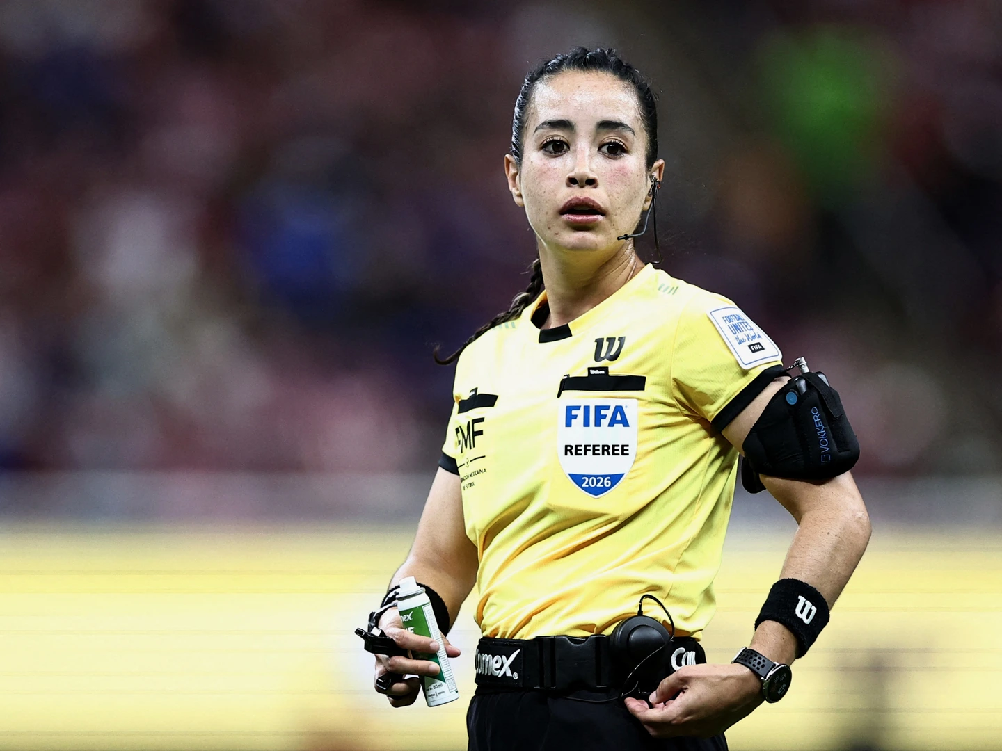 Katia Garcia fluitend op het internationale podium