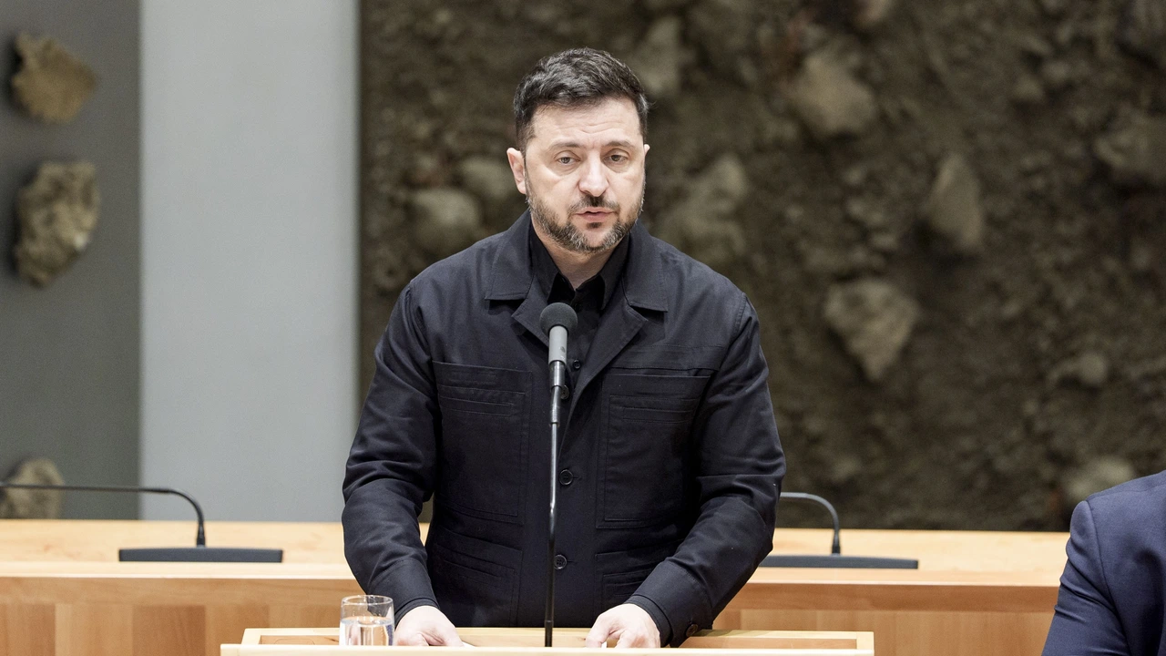 Zelensky in de Tweede Kamer: 'Steun is nu net zo belangrijk als in 2022'