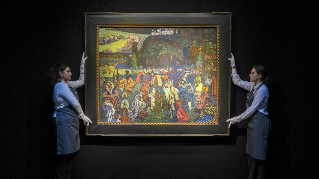 Door nazi's geroofde Kandinsky voor bijna 32 miljoen euro geveild