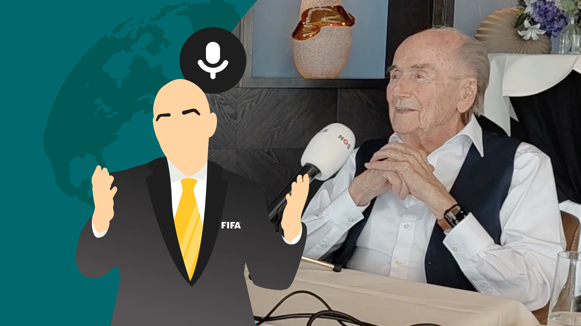 Voormalig FIFA-baas Blatter haalt uit naar Infantino: 'Dictator met vele paspoorten'