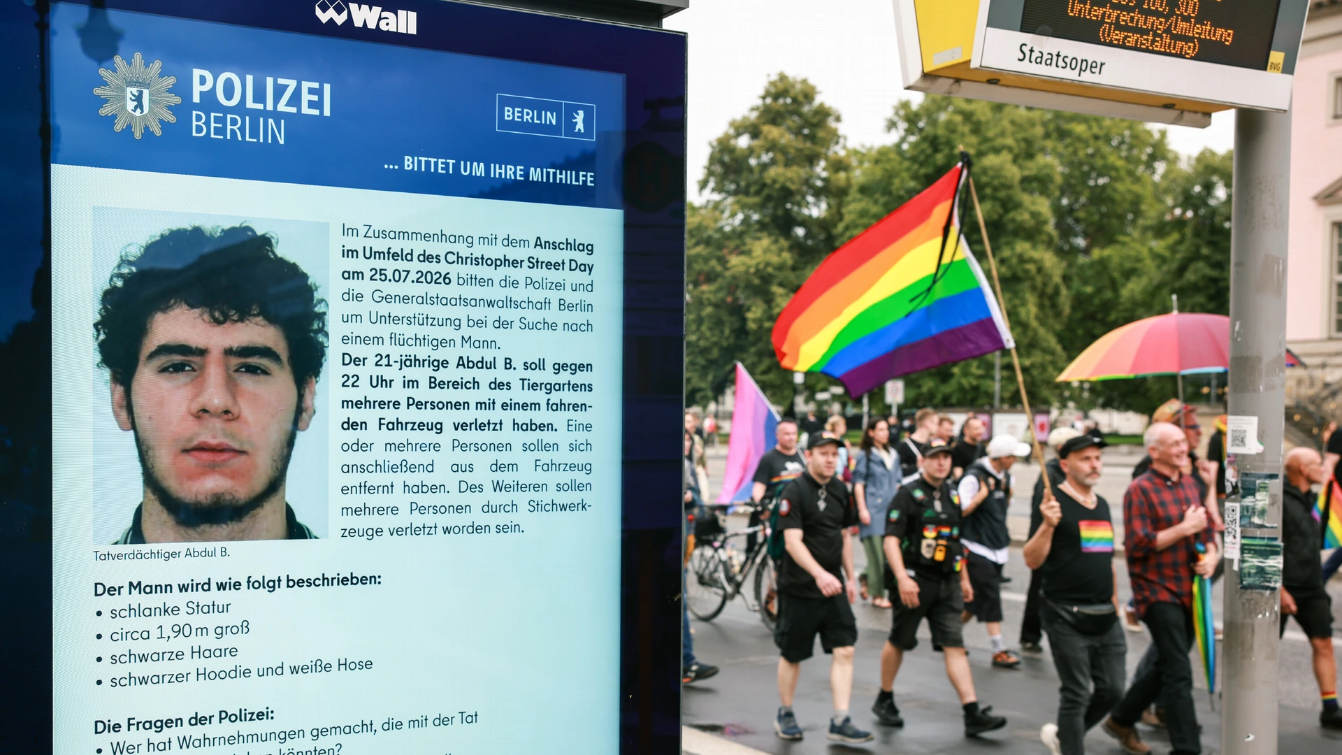 Vermoedelijke dader aanslag Pride Berlijn mocht deradicaliseren in vrijheid