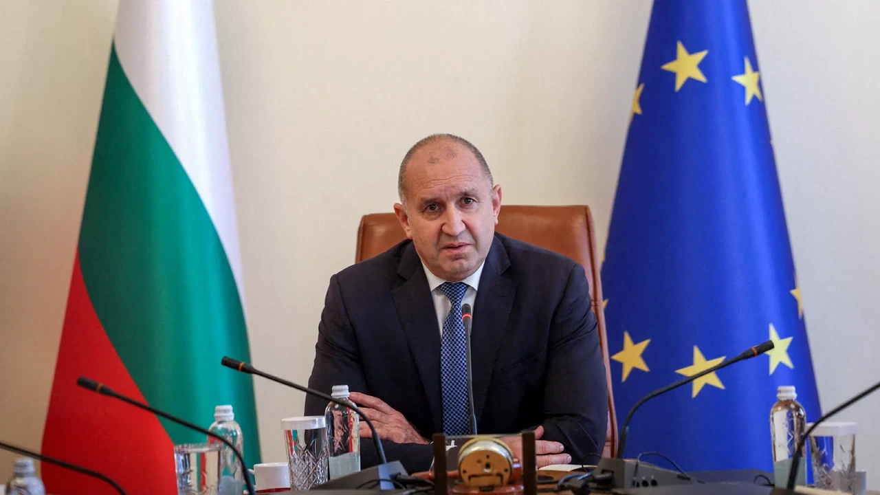 De Bulgaarse premier Radev