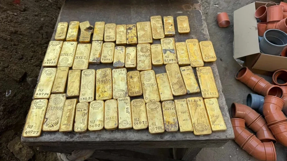 Bouwvakkers ontdekken goudschat van 9 miljoen euro in Vlaamse kelder