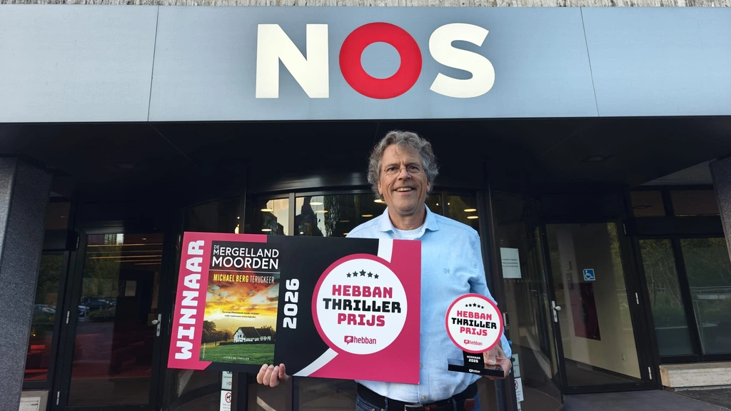 Michael Berg wint thrillerprijs voor ‘ijzersterk’ boek Terugkeer