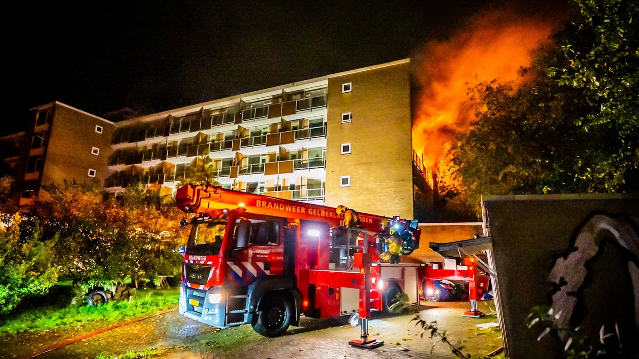Fire Hits Arnhem Apartment Block Hours After Squatters Were Removed