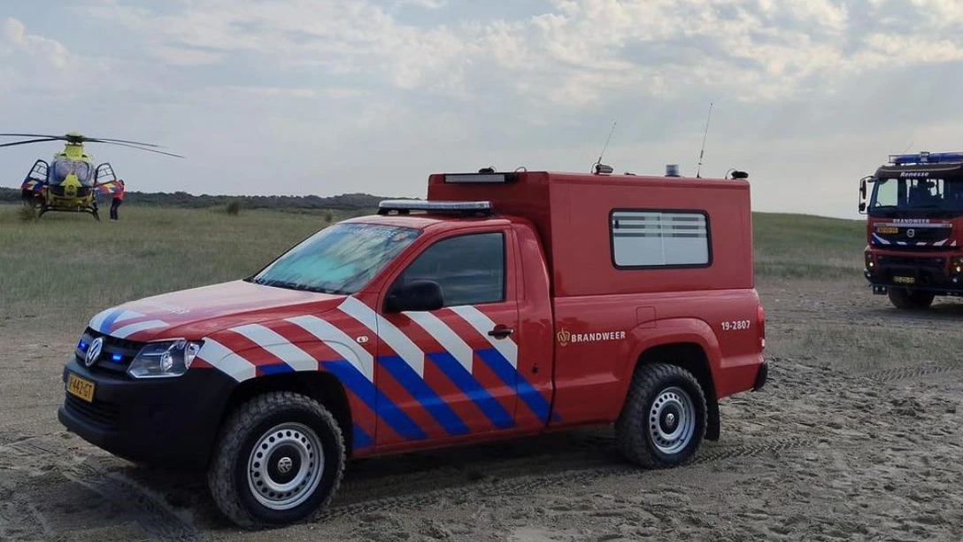 Duitser (60) overleden na blikseminslag op strand Renesse afgelopen weekend