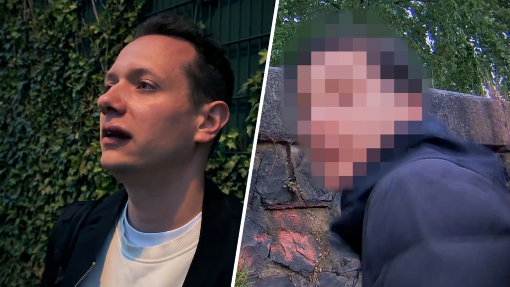 Pointer-presentator in gezicht geslagen door jonge