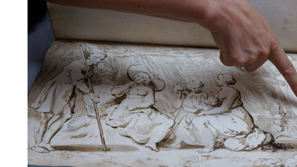 Rijksmuseum krijgt volledig intact tekenboek uit zeventiende eeuw cadeau