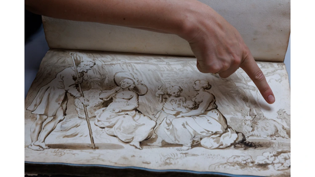 Rijksmuseum krijgt volledig intact tekenboek uit zeventiende eeuw cadeau Rijksmuseum krijgt volledig intact tekenboek uit zeventiende eeuw cadeau