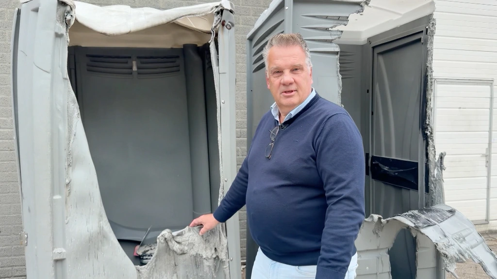 Twaalfde mobiele wc in vlammen op in Breda: 'Nu bi
